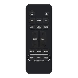 RC-1251 Replacement Remote Control Compatible with DENON DHT-S217 DHT-S218 DHTS217 DHTS218 DHTS217 DHTS218 Home Theater Soundbar Surround Sound System