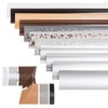 HOLZBRINK Kitchen End Strip, Full Aluminium Kitchen Strip, White, Wall