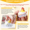 Kitchen Timer, Cute Chicken Visual Timer Mechanical Countdown Alarm Mini