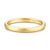 SHINYSO 2mm Thin Tungsten Wedding Band Rings for Women Gold