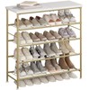 SUOERNUO Shoe Rack Organizer 5 Tier for Closet Entryway Free