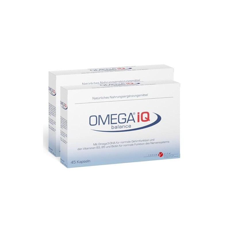 Omega IQ - Omega3 Fettsäuren DHA und EPA in Phospholipid