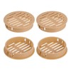uxcell Round Soffit Vents 2 inch, 16Pcs Orange Plastic 50mm