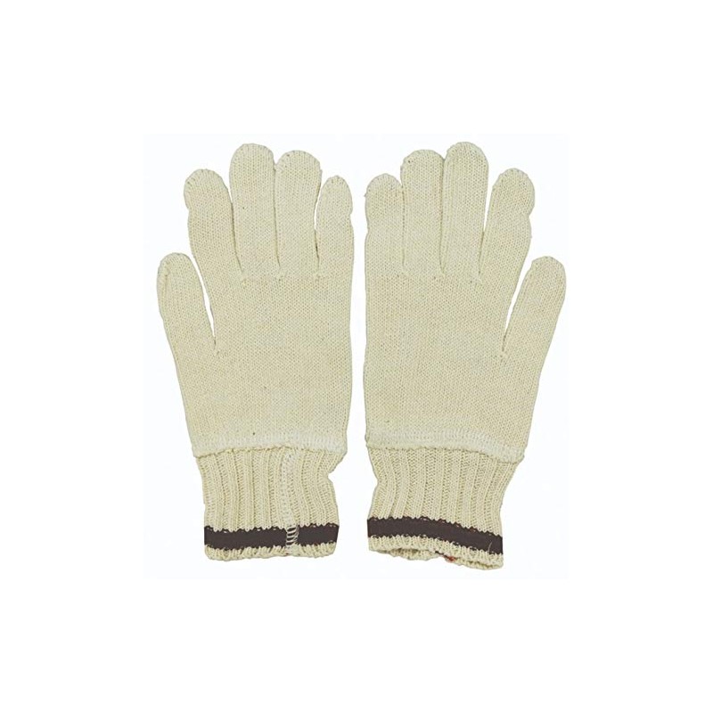 Fukutoku Sangyo #1100 Pure Cotton Cuff Gloves, 10.2 inches (26