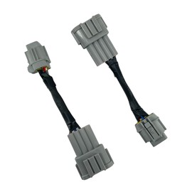 ALTBET 2pcs Headlight Conversion Adapters Compatible with 2003+ Nissan 350z HID Wiring 8 to Halogen 6