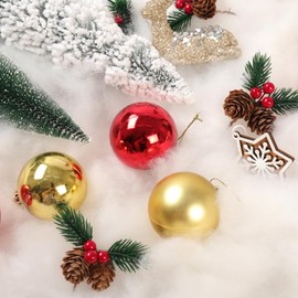 Vodiye Fake Snow for Christmas Decor, 17.5oz / 500g - Soft & Lifelike Artificial Snow Cotton Fluff, Perfect for Christmas Villages, Mantels, and Holiday Displays – Bring The Beauty of Snow Indoors