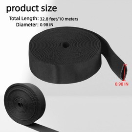 32.8FT Nylon Hydraulic Hose Protector Sleeve, Protective Cover for Hydraulic Hose TIG Torch Cable, Wire Cutting Sleeve, Cable Management Wrap for Cord, Torch Hose Sheath, Wear-Resisting Durable