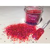 Dazzling Iridescent Light Pink 0.062 Hex Fine Glitter Jars