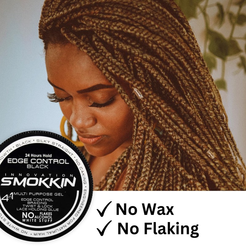 Long-Lasting Twist and Lock Hair Styling Gel - BLACK -