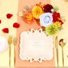 Artificial Flowers Combo Box Set, 38pcs Mix Flowers Dahlia Silk