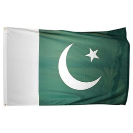 JumpingLight 2x3 Pakistan Flag 2x3 House Banner Grommets Fade Resistant Premium - Quality Flags
