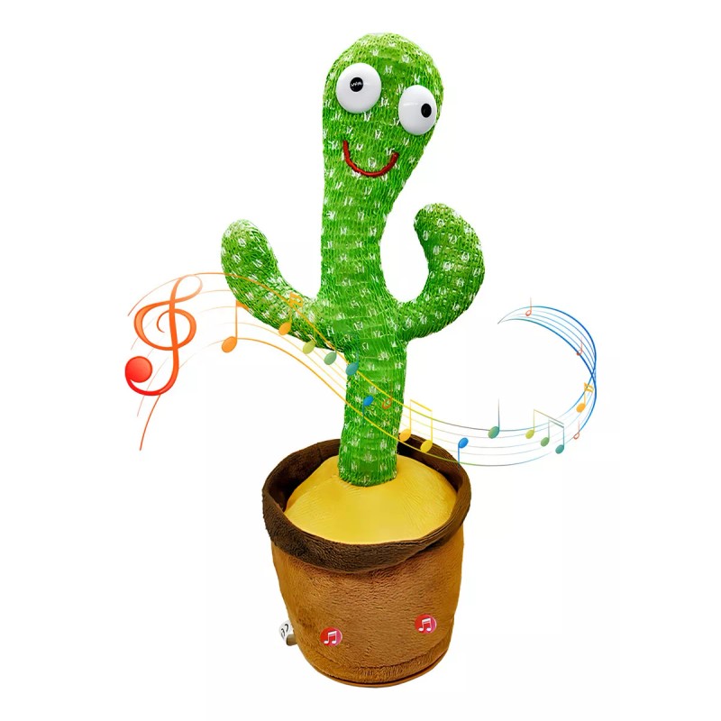 Cactus Bailarin Con Musica Y Luz Canciones Repite Voces Mli