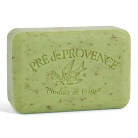 Pre de Provence Artisanal Soap Bar, Enriched with Organic Shea Butter, Natural French Skincare, Quad Milled for Rich Smooth Lather, 8.8 Ounce, Lime Zest