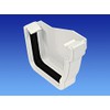 OSMA White 111mm Gutter External Stopend Right Hand for Stormline