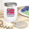 Living With A Norwegian Builds Character. Stylish Norway Flag 12oz