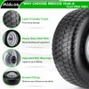 2pcs 15x6.00-6 Flat Free Tire And Wheel, 15x6-6 NHS Lawn