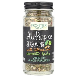 Frontier Co-op All-Purpose Salt-Free Everyday Spice Blend, 1.2 Ounce Jar, Great on Veggies, Fish, Chicken and More, Vegan