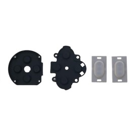 Replacement Rubber Conductive R L Buttons for PSP1000 PSP 1000 Left Right Buttons Key Pad Set Repair Buttons (Conductivepad)
