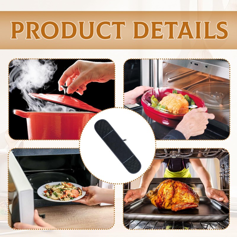 Kitchen Gloves Oven Mitts Heat Resistant,Non-Slip Thickening Cotten Heat Proof