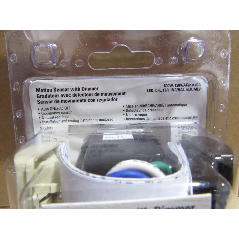 Eaton OSUL06D-C4-K-L Motion Sensor With Dimmer Automatically Turns Lights Off