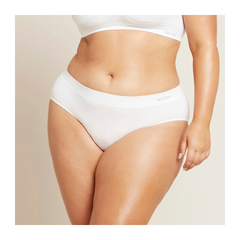 Boody Midi Brief, Light Grey Marl / S