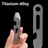 ainhue A315 Mini Pry Bar Bottle Opener, TC4 Titanium Multi-Tool