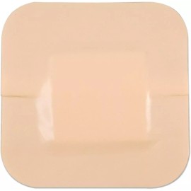 Dynarex SM Dynarex Dynalevin Waterproof Adhesive Bordered Foam, 10 Count/4 x 4 Inch