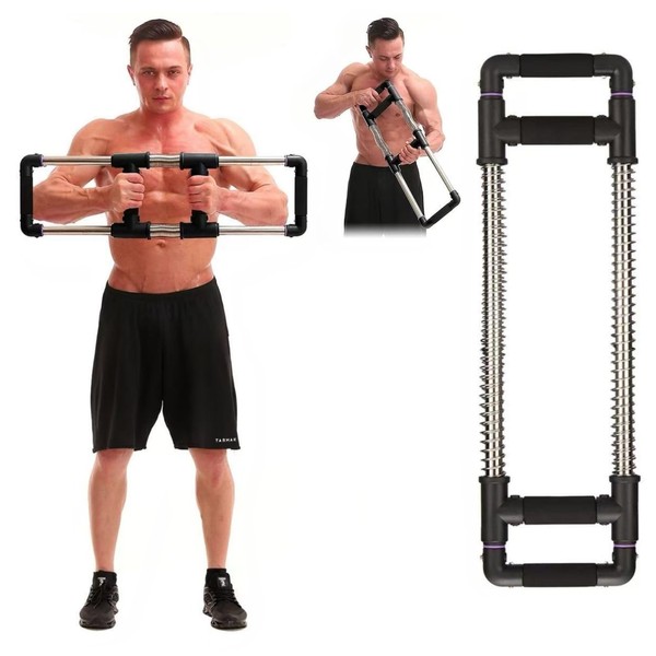 GoFitness Push Down Bar Machine - Chest Expander at Home