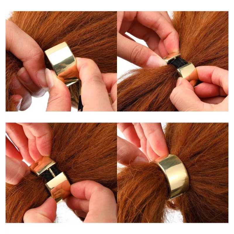 Universo en Linea Accesorio Peinado Aro/ Pinza Cubre Chongo Pinza