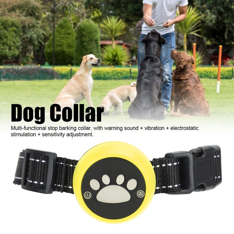 Intelligent Anti Bark Dog Rechargeable Training Collar Waterproof Stop Barking