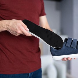 AYNKH Super Soft Memory Foam Insoles with Storage Bag, Cropable Shoe Inserts Breathable Replacement, Shock Absorption Arch Support Pain Relieve Cushioning for Men Women Trainers Sneakers Boots (35-36)