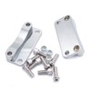 Wsays Touring Front Fender Relocator Spacer Kit Chrome Compatible with
