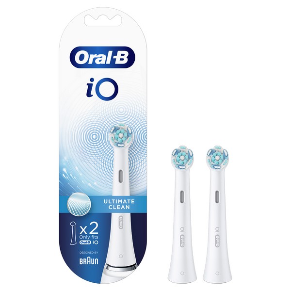 Oral-B iO Ultimate Clean White Brushing Heads, 2 pcs