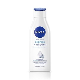 NIVEA Crema Corporal Humectante Express Hydration (400 ml) - 72 horas de Humectación Porfunda - Enriquecida con Minerales Marinos - Ideal para Piel No
