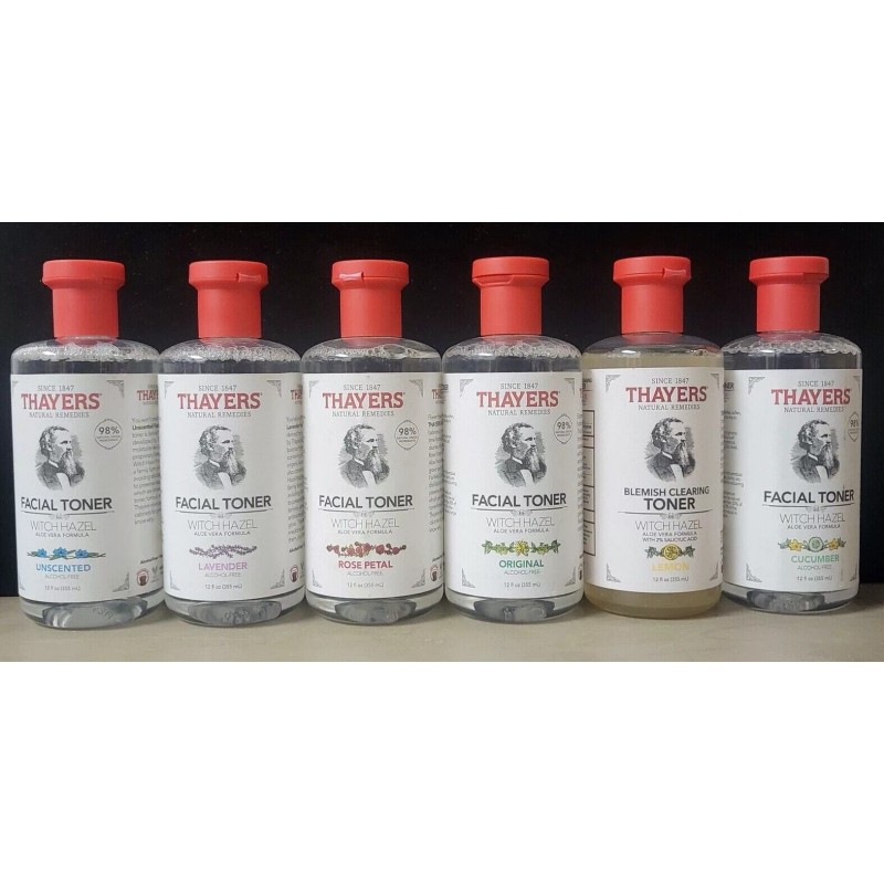 Thayers Witch Hazel Toner, 6 Variations - Original