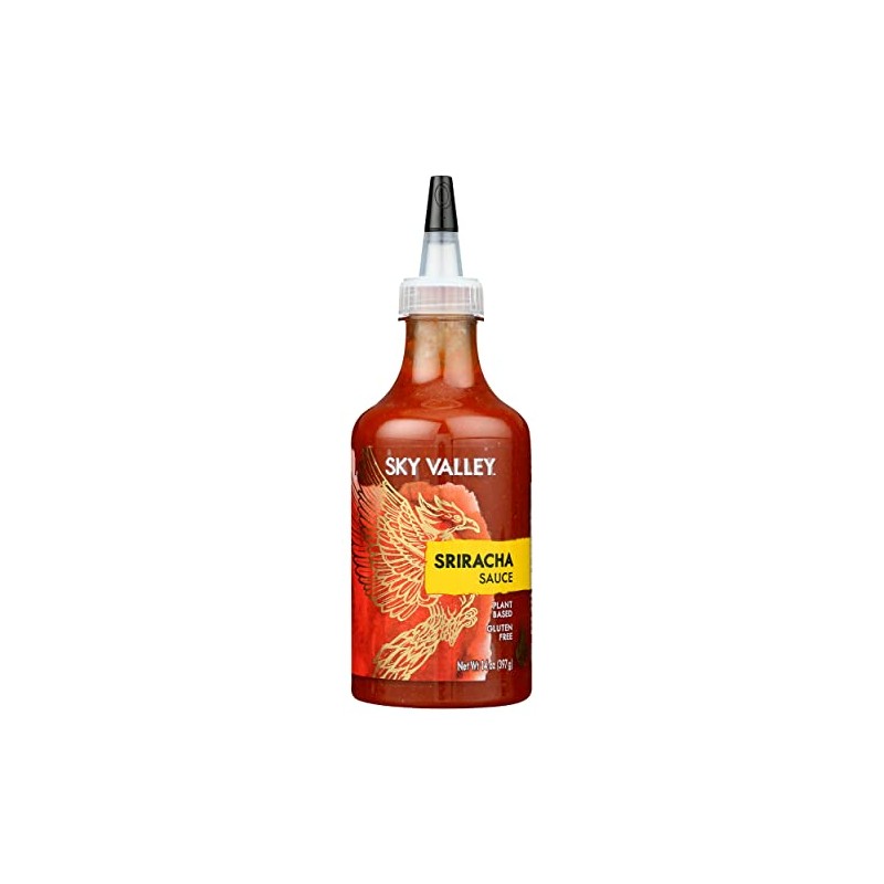 Sky Valley Sriracha Sauce, Gluten Free, 14 Ounces (Pack Of