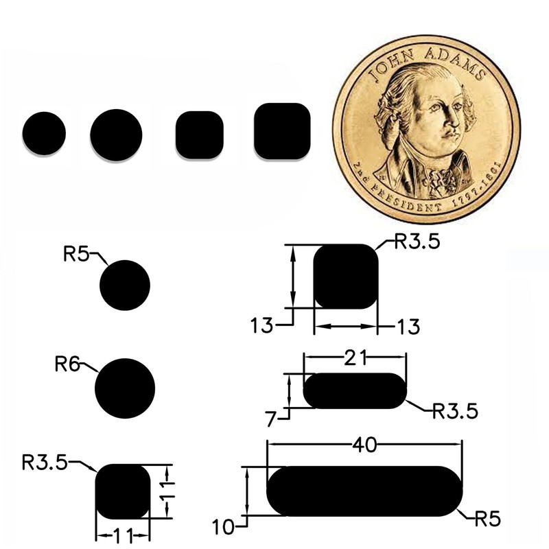 JiSiTeCai Universal Webcam Case - Privacy Protection Accessory, No Residue