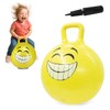 Jamara 460457 - Palla per saltare Smile giallo 450mm -