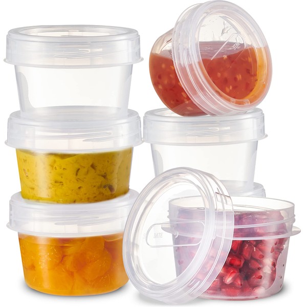 PLASTICPRO - Paquete de 6 recipientes de almacenamiento de alimentos