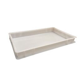 Plastic Stacking Food Grade Pizza Dough Bakery Euro Trays - Commercial Quality! 12 Litre Stackable HDPE Containers - Chemical Resistant (1)