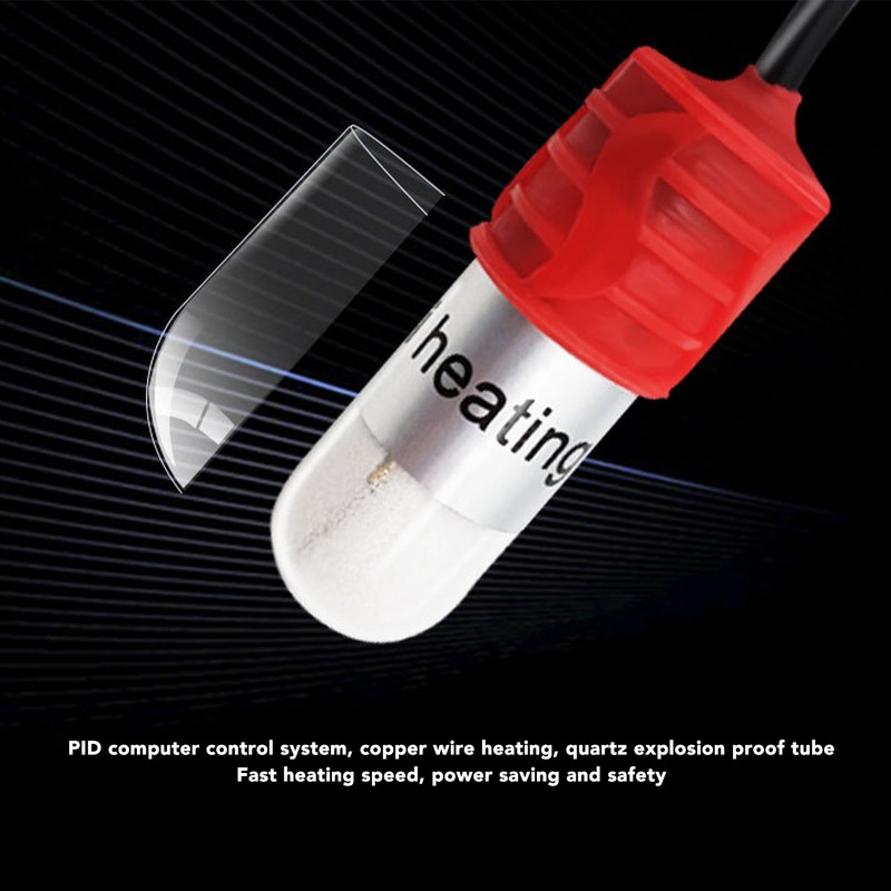 Mini Fish Tank Heater Adjustable 15W Betta Heater Small Aquarium