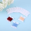 Opopark 120pcs Plastic Floss Bobbins Cross-Stitch Embroidery Thread Organiser Floss
