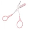Unbranded Pink Eyebrow Comb Scissors with Stainless Steel Blade for