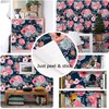 Noihlja Peel and Stick Wallpaper Removable Floral Cactus Pink Navy
