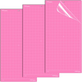 12x24 Inch FabricGrip Cutting Mats for Cricut & Siser,12"x24" Fabric Adhesive Sticky Durable Long Lasting Replacement Cutting Mat for Cricut Maker 4/3/Explore 4/3/Air 2/One/Siser Juliet/Romeo