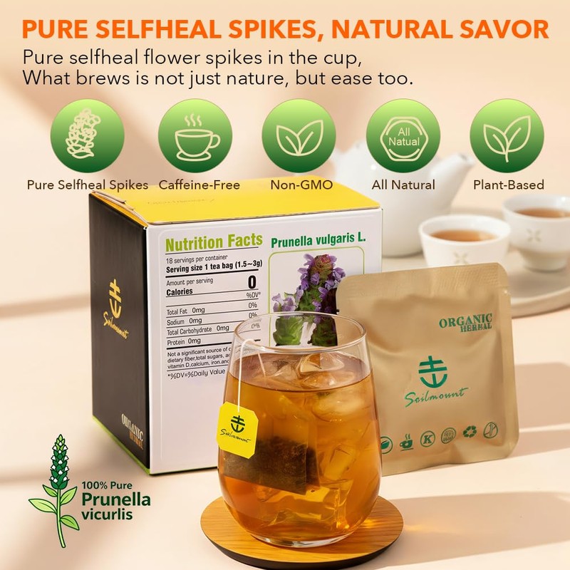 Soilmount - Self-Heal Tea - |Prunella vulgaris|xia ku cao|夏枯草| -