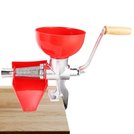Manual , Professional Tomato Press with Fruit Strainer Accessory Citrus Juicer Lemon Squeezer, Extractor with Ergonomic Handle, for Vegetables Fruits Sauce