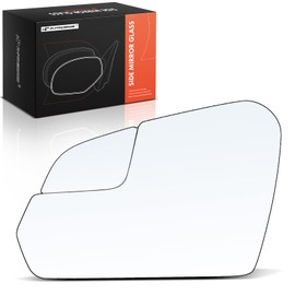 A-Premium Left Driver Side Heated Mirror Glass with Backing Plate Compatible with Hyundai Sonata 2015-2019 - Exterior Side View Flat Mirror with Blind Spot Detection, Spotter Glass