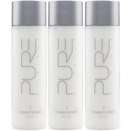 Pure By Gloss Conditioner – Fresh Lemon Scent – for All Hair Types – Cruelty Free and Paraben Free – Luxurious Moisturizing, Softening & Detangling Formula – for Men and Women – 8.5oz Each – 3 Pack