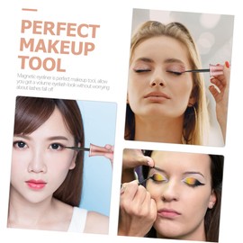 Healeved 2pcs Magnetic Liquid Eyeliner Pen Portable Quick Dry Eyeliner for False Strong Hold Makeup Tool for Travel and Salon Use